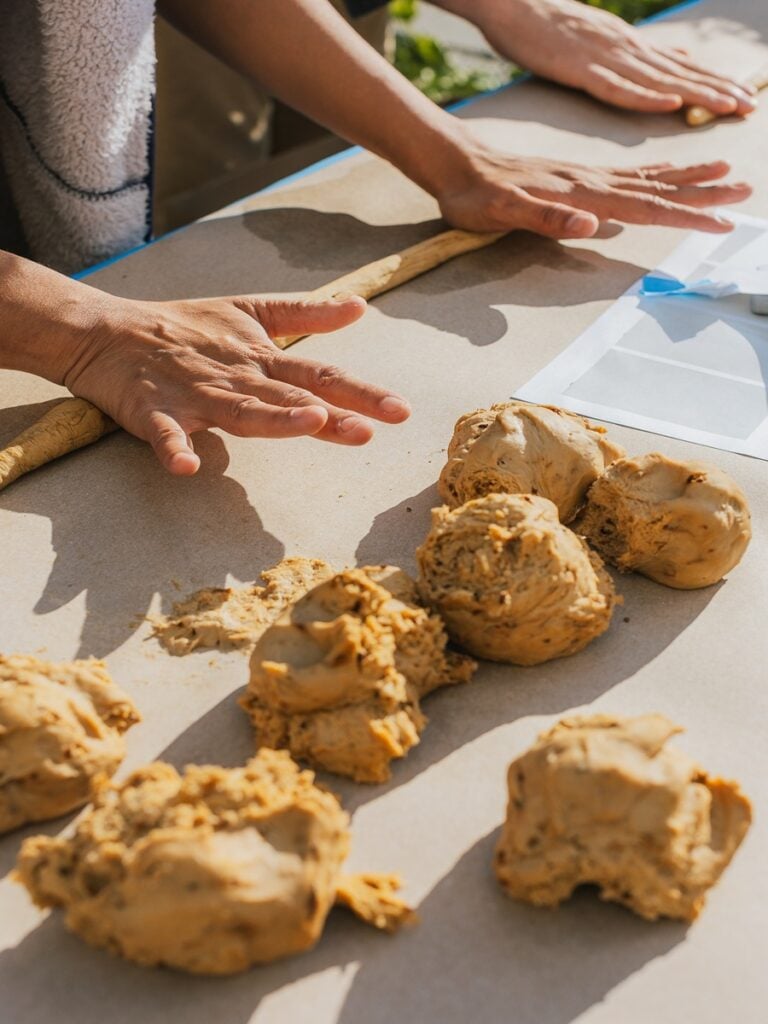 pretzel making