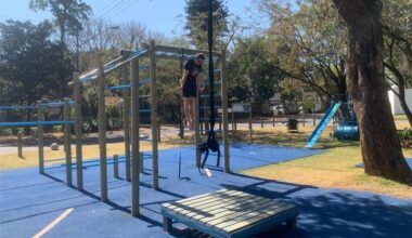 Neglected land transforms into vibrant community gym