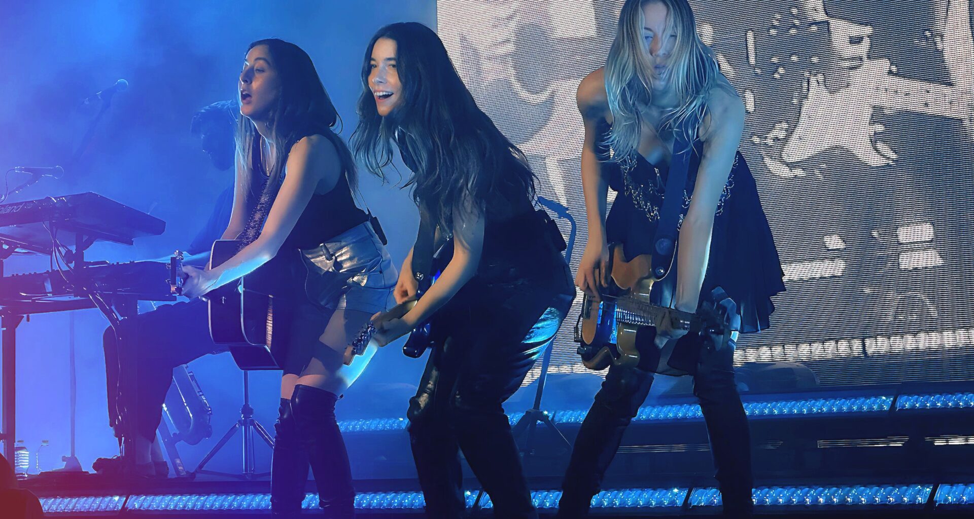 Band on stage