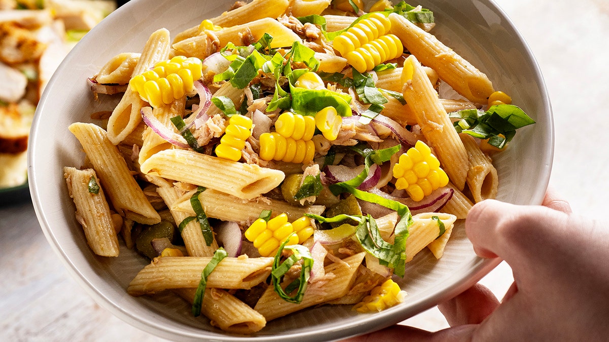 Whole wheat pasta in a salad with veggies is a good way to boost protein, too, according to experts