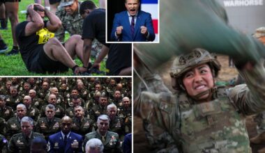 Pete Hegseth demands troops meet 'male-level' physical standards, rails against 'fat troops' in military
