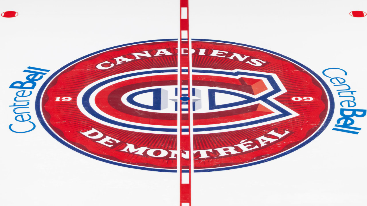 Canadiens unveil new center-ice logo