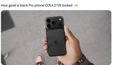 Marques Brownlee shows what black iPhone 17 Pro would look like