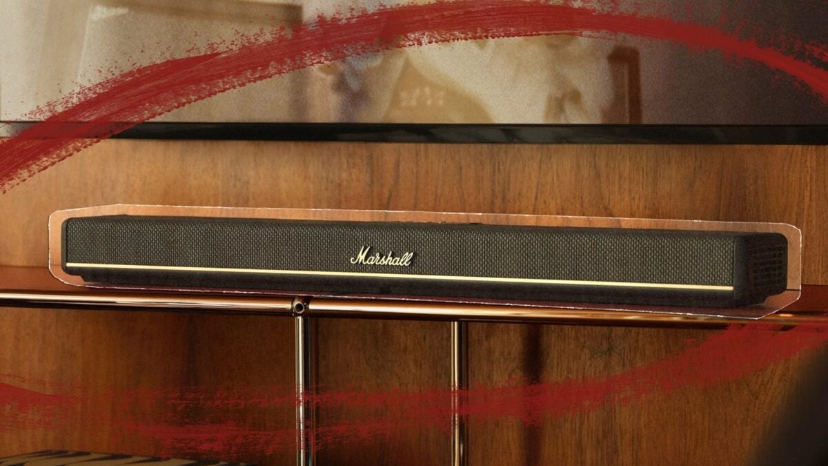Marshall's Mid-Century-Looking Soundbar Would Make Don Draper Cry Tears of Joy
