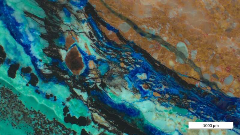 Copper smelters at the site used copper ores that lacked iron. Adding the iron oxide hematite to the furnace helped the copper metal to separate more easily from the impurities in the ore. Credit: Dr. Nathaniel Erb-Satullo How a 3000-year-old copper smelting site could be key to understanding the origins of iron