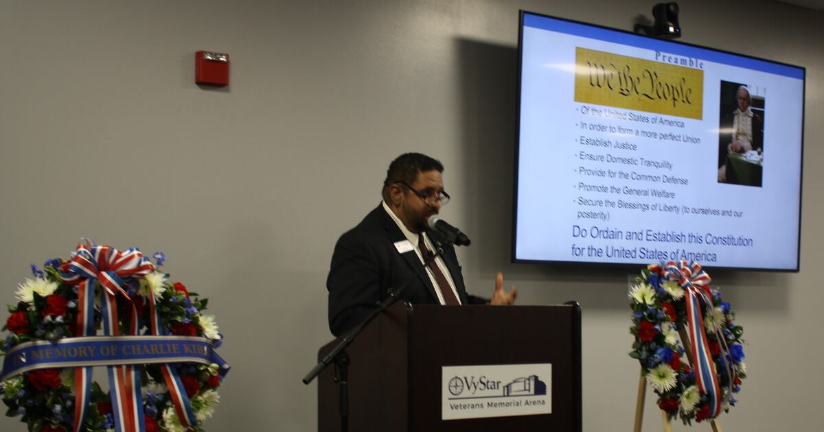 Veterans and first responders honored at Constitution Week kickoff at VyStar Veterans Memorial Arena – 104.5 WOKV