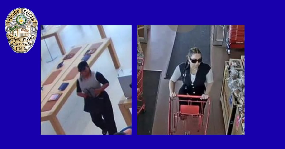 Jacksonville Beach Police seek help identifying suspects who stole wallet at Trader Joe’s – 104.5 WOKV
