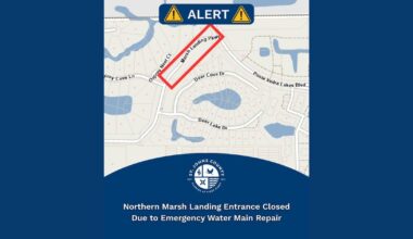 Emergency water main repair closes Marsh Landing entrance in Ponte Vedra Beach – Action News Jax