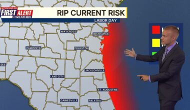Breezy Labor Day with clouds, showers for some of north Florida – Action News Jax