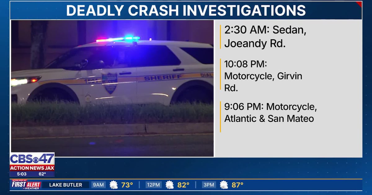 Motorcyclist dies after colliding with car in San Marco area – Action News Jax