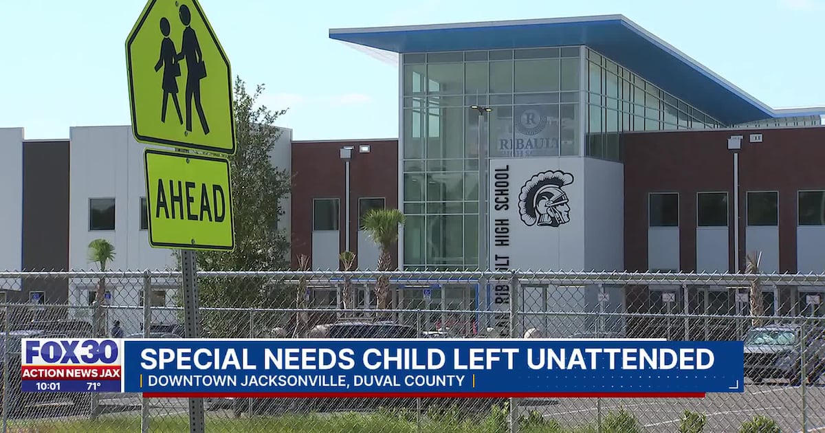 Mother claims her special needs child was left unsupervised at Ribault High School – Action News Jax