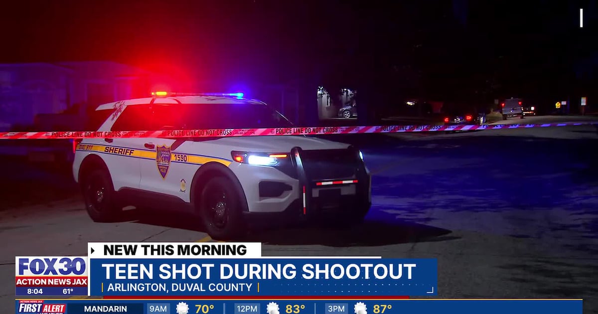 Teen caught in crossfire in Arlington shootout, Jacksonville police said – Action News Jax