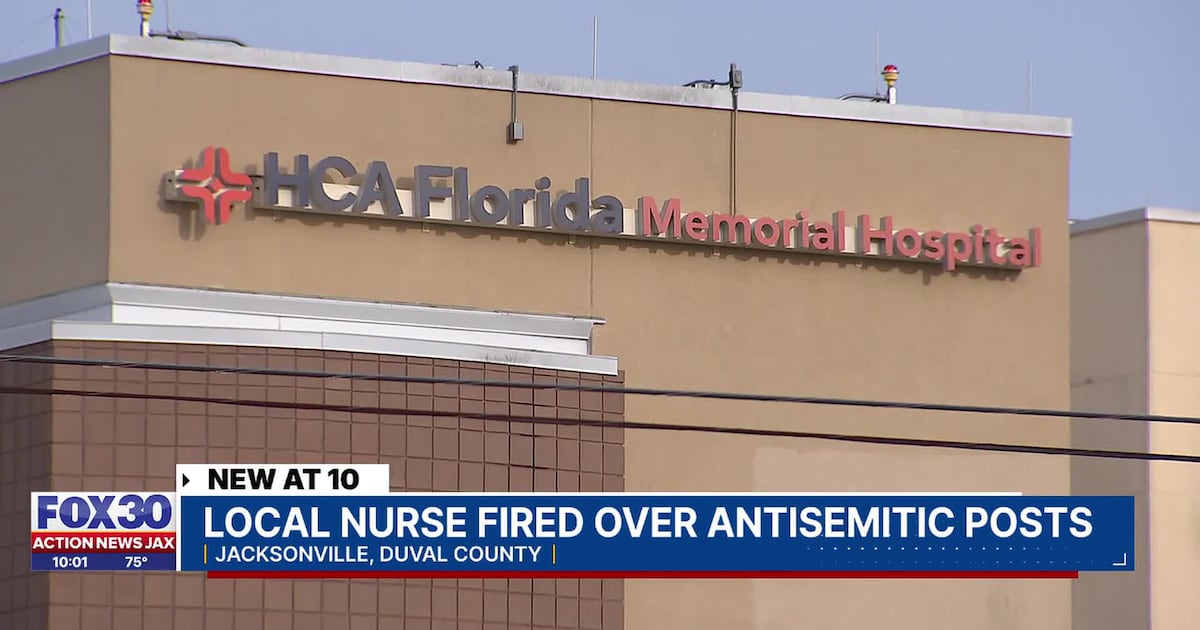 Local hospital fires one of its nurses for making antisemitic comments online – Action News Jax