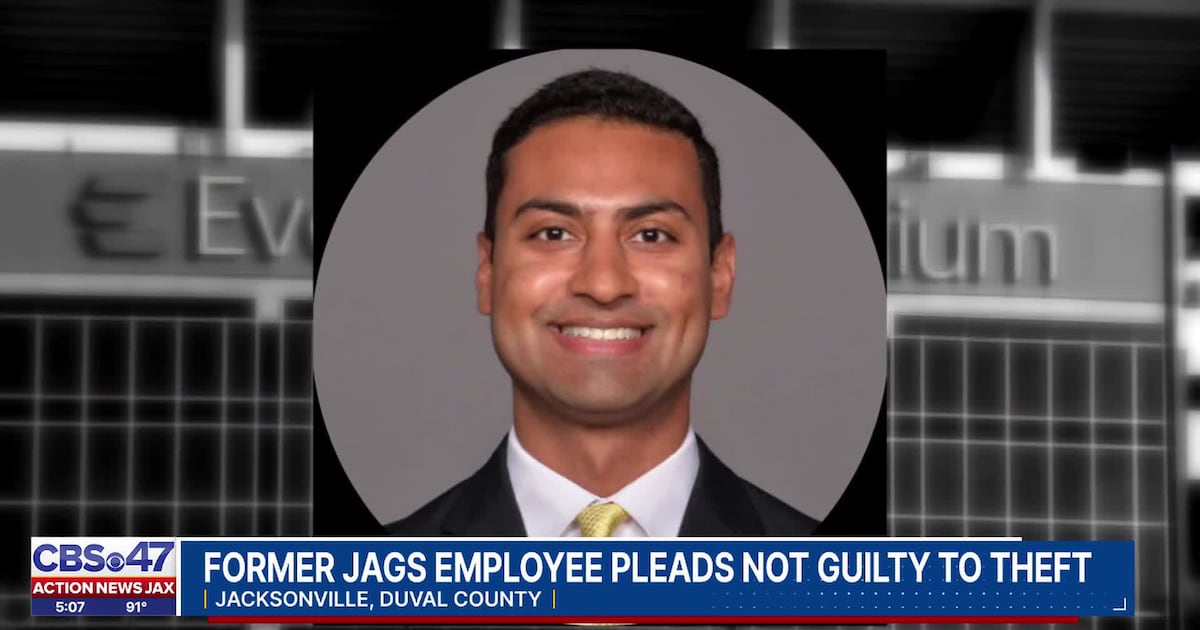 Former Jaguars employee who stole $22M from team pleads not guilty to state charge – Action News Jax