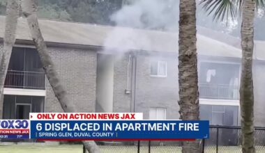 Families displaced after fire breaks out at Jacksonville apartment complex – Action News Jax