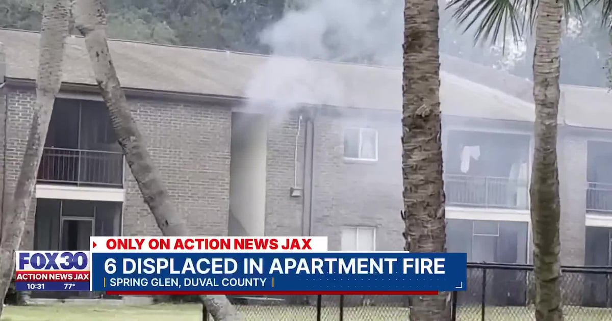 Families displaced after fire breaks out at Jacksonville apartment complex – Action News Jax