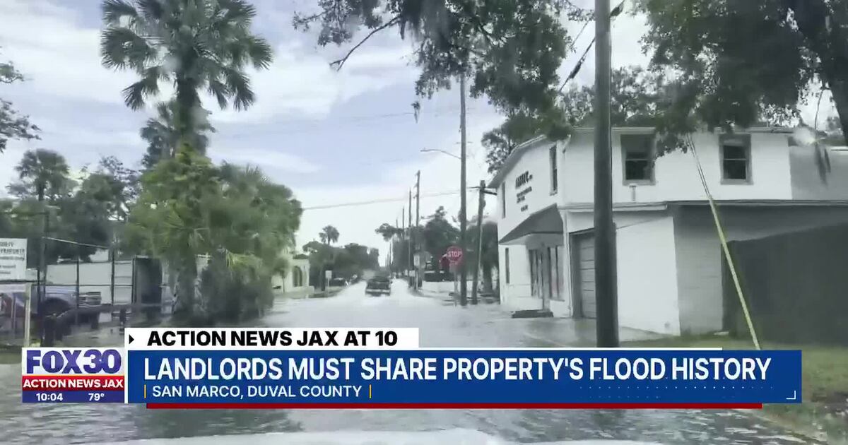 New Florida law will require landlords to disclose flood history starting October 1st – 104.5 WOKV