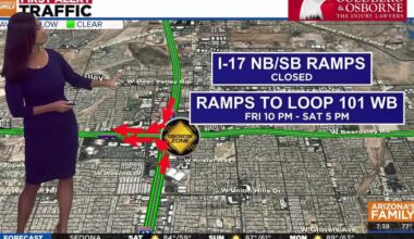 Portion of Loop 101, I-10 closed around Phoenix area