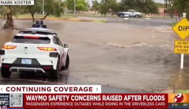 Waymo safety concerns after Arizona floods