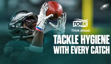 Eagles, Tork support Ronald McDonald House Philadelphia with Tackle Hygiene with Every Catch initiative