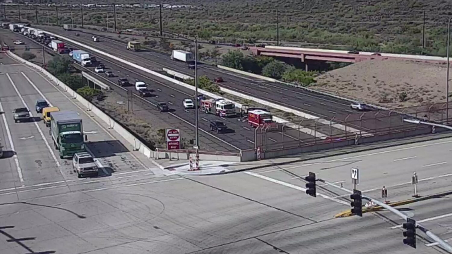 A person was killed in a multivehicle collision on I-17 in north Phoenix. (ADOT photo)...