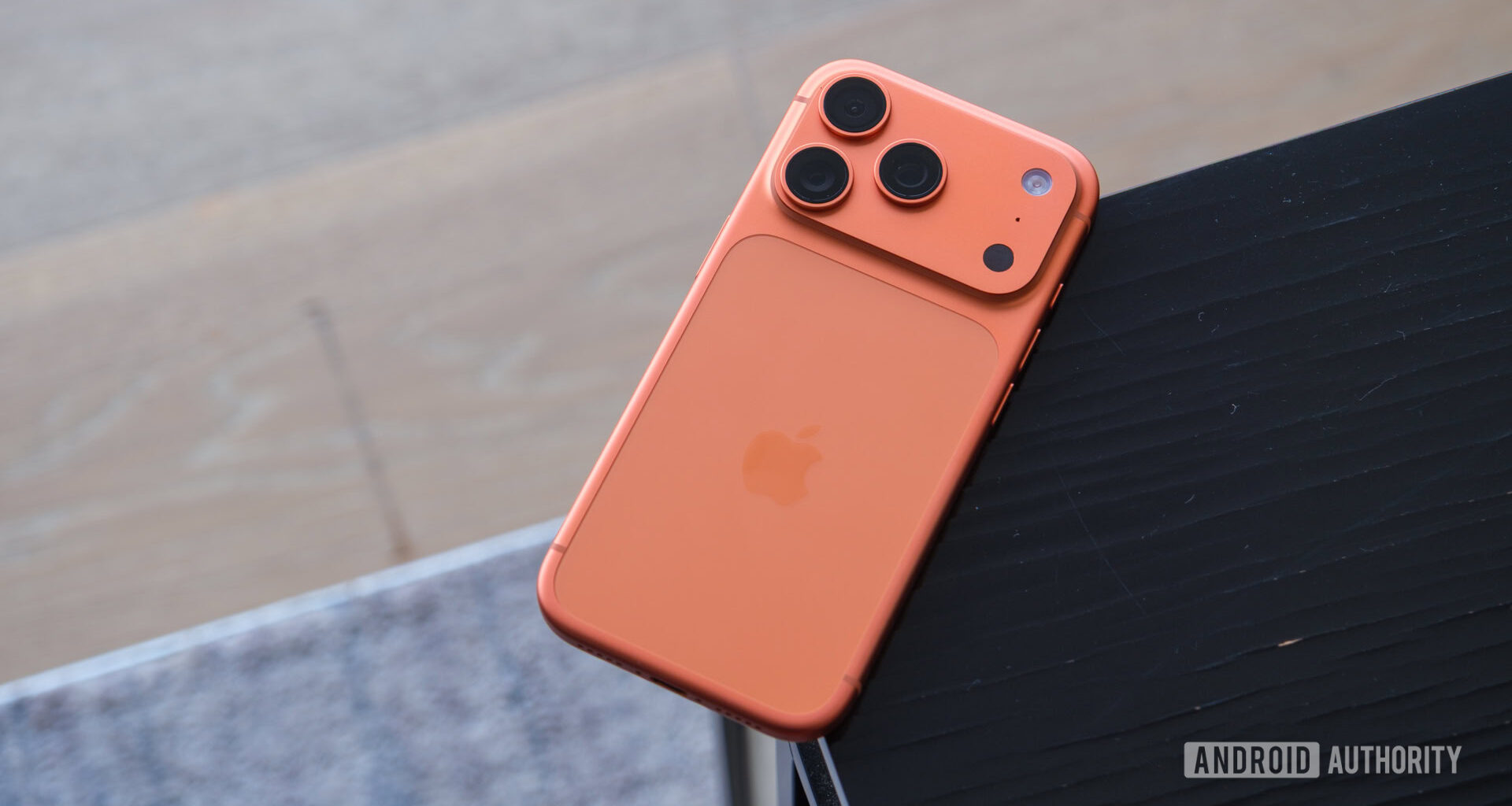 iPhone 17 Pro back lying down angle