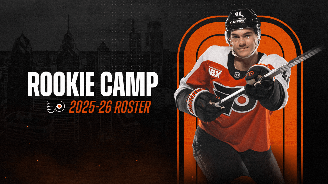 Flyers Announce 2025 Rookie Camp Roster and Schedule