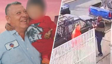 Federal agent points gun at father during detainment in Wilmington – NBC Los Angeles