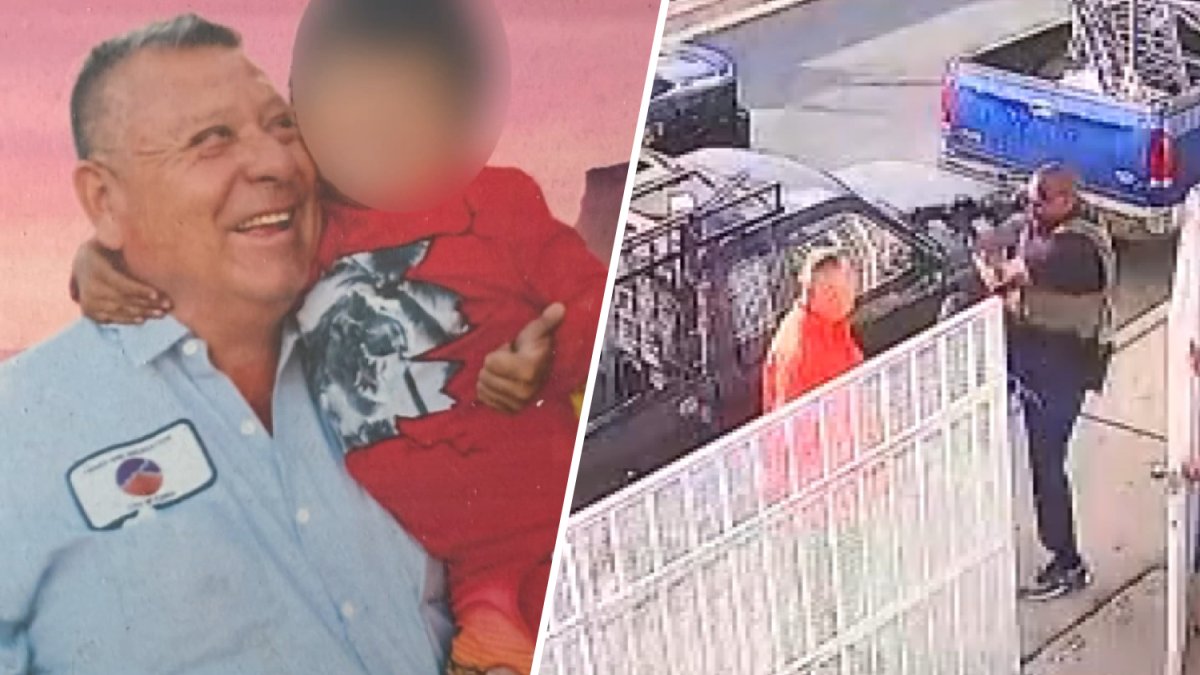 Federal agent points gun at father during detainment in Wilmington – NBC Los Angeles