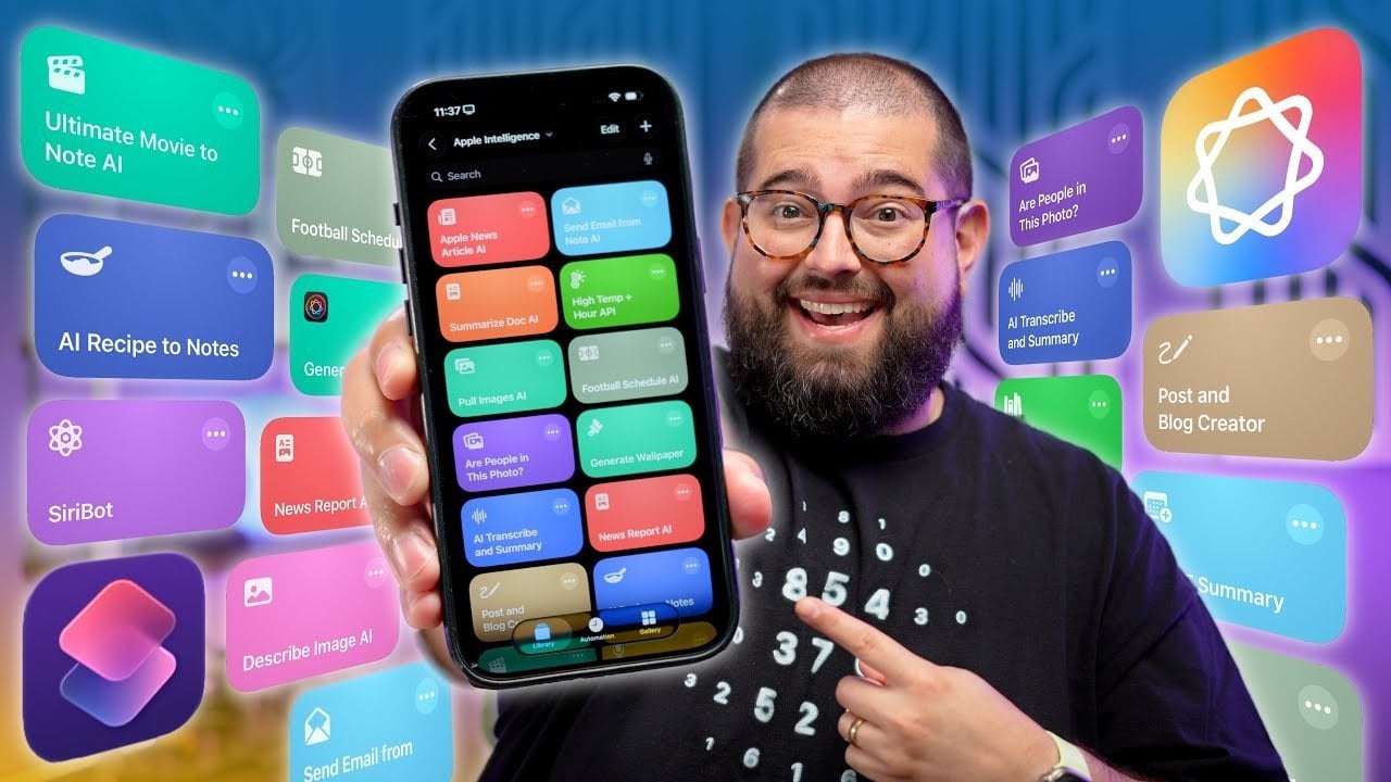 Overview of Apple Intelligence shortcuts in iOS 26 for productivity and automation