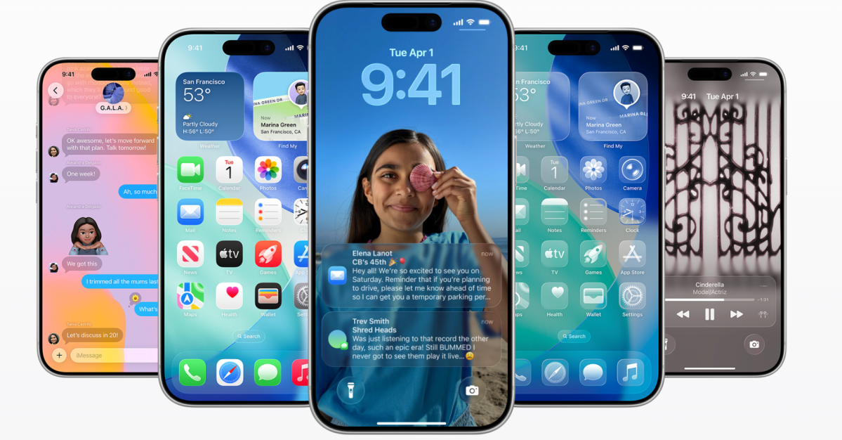 iOS 26 with Apple’s Liquid Glass redesign is out now