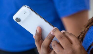 The Apple iPhone Air during an event at Apple Park campus in Cupertino, California, US, on Tuesday, Sept. 9, 2025.