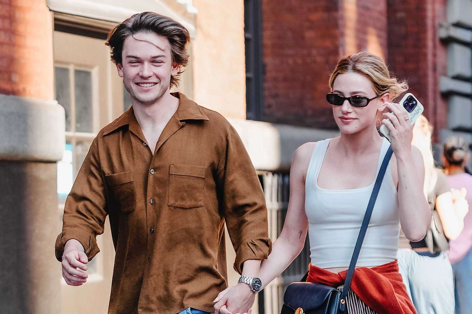 Lili Reinhart and Jack Martin Hold Hands on Romantic N.Y.C. Walk