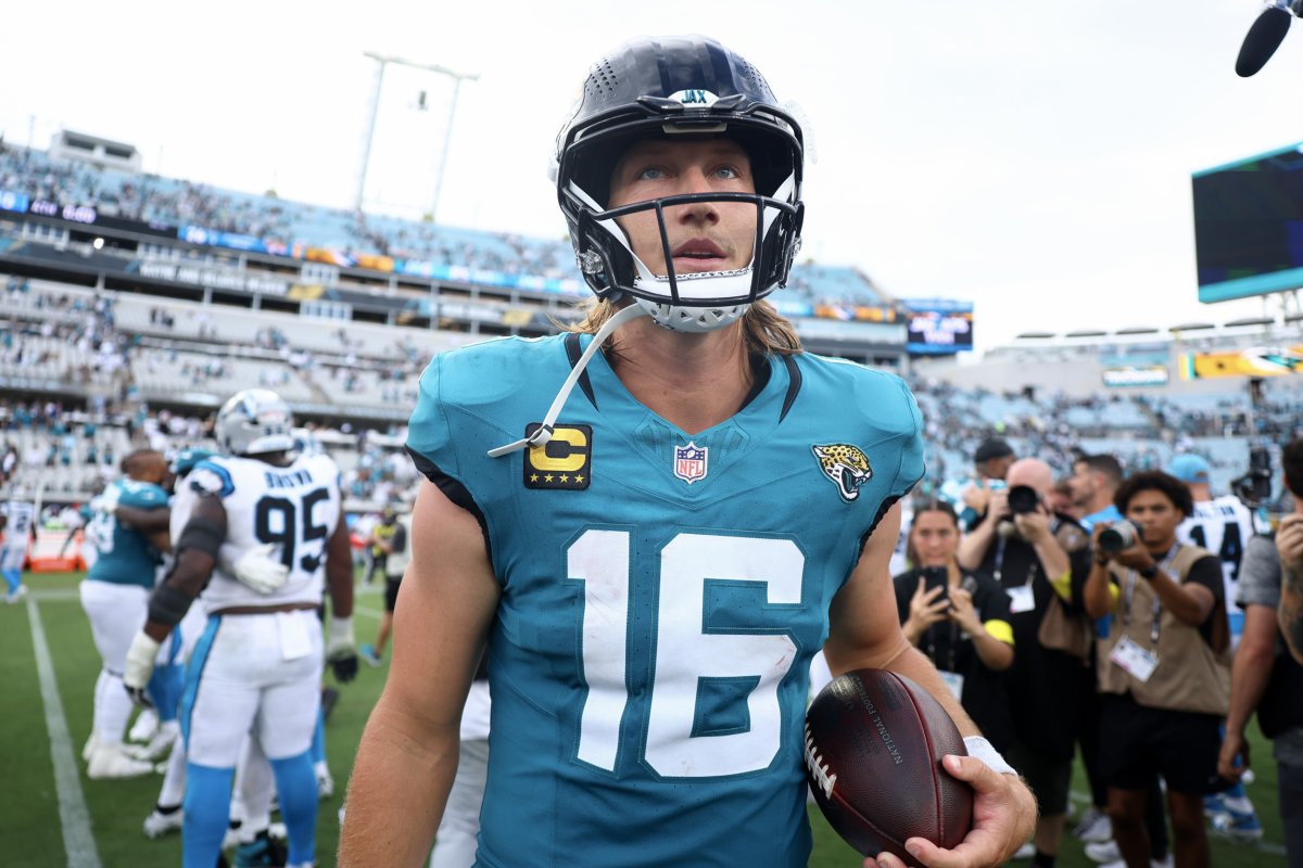Jacksonville Jaguars quarterback Trevor Lawrence
