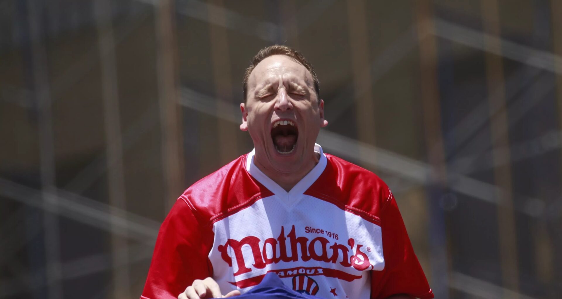 Competitive eater, Joey Chestnut