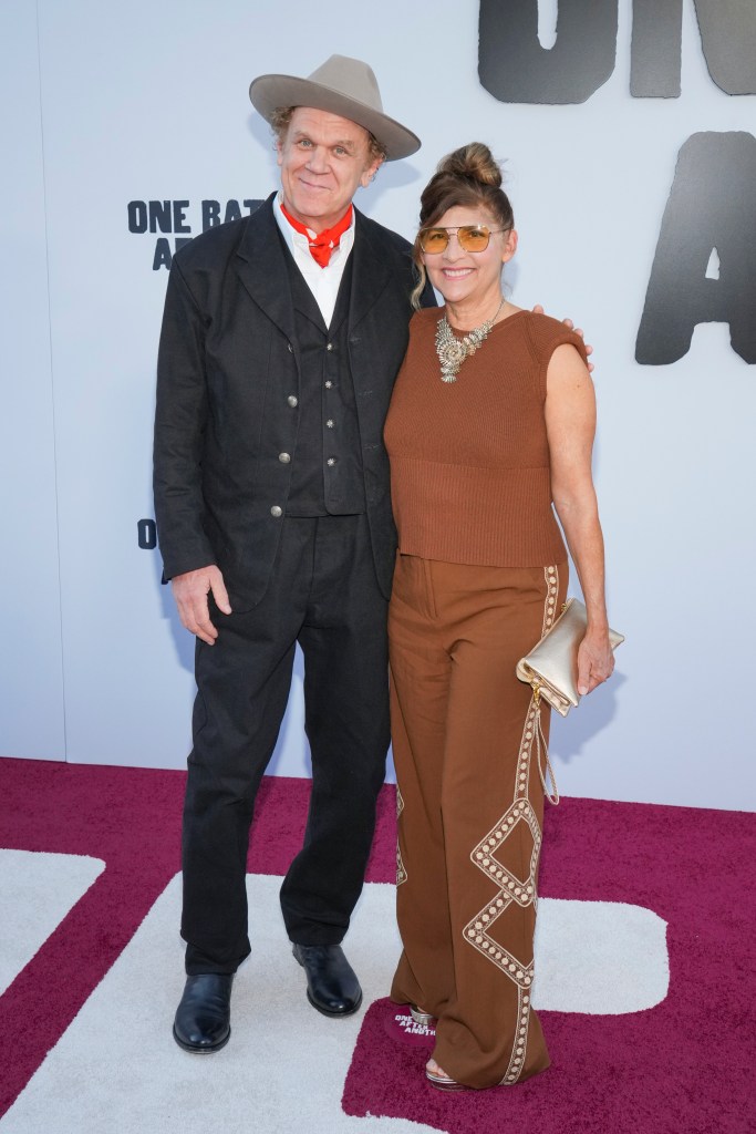 John C. Reilly and Alison Dickey attend the 'One Battle After Another' premiere