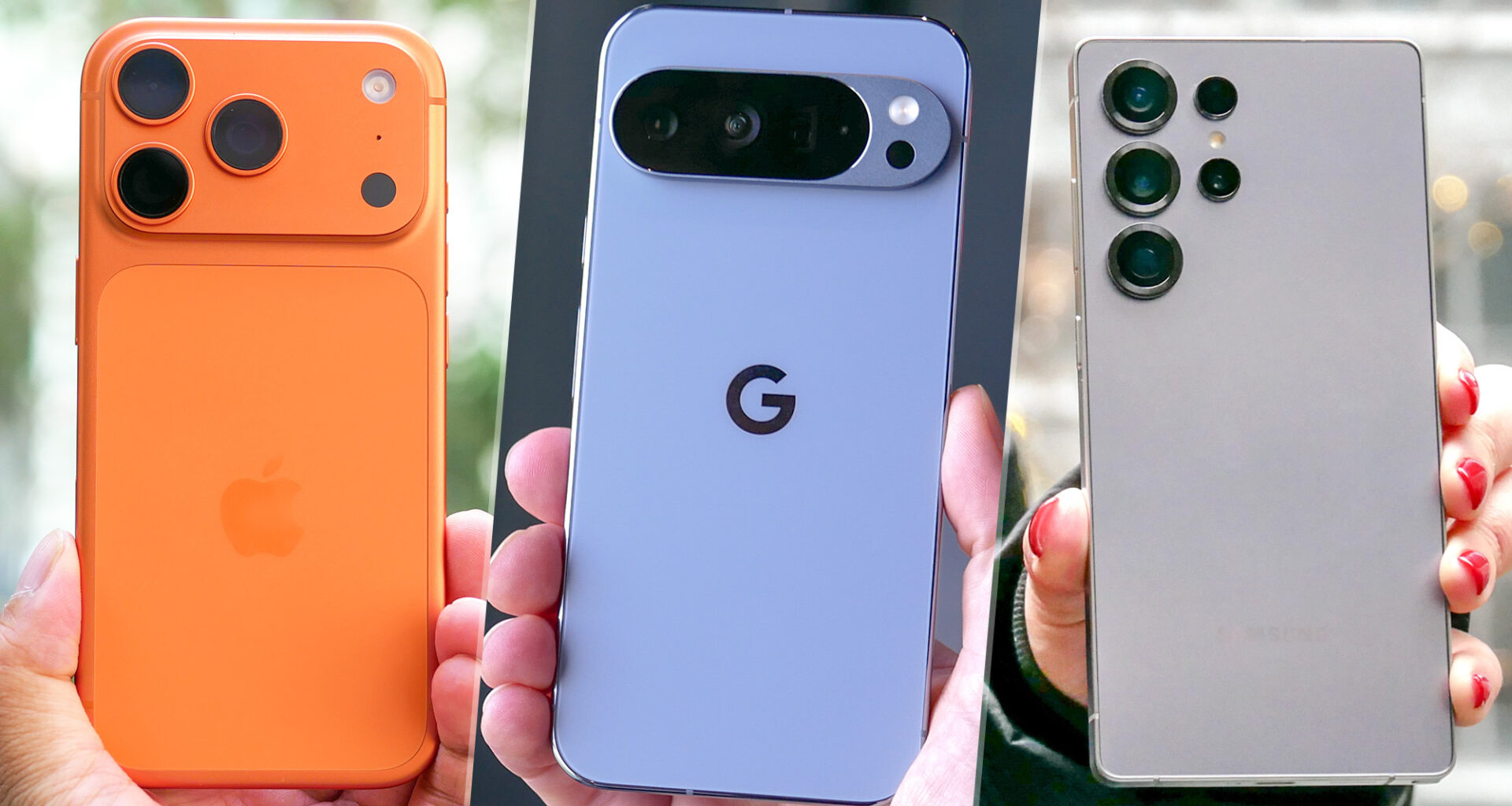 iPhone 17 Pro vs Pixel 10 Pro XL vs Galaxy S25 Ultra.