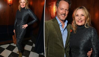 Kim Cattrall pictured on rare public outing with boyfriend Russell Thomas