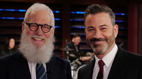 David Letterman was speaking at the Atlantic Festival in New York City when he shared news about Jimmy Kimmel.(X/@JimmyKimmelLive)
