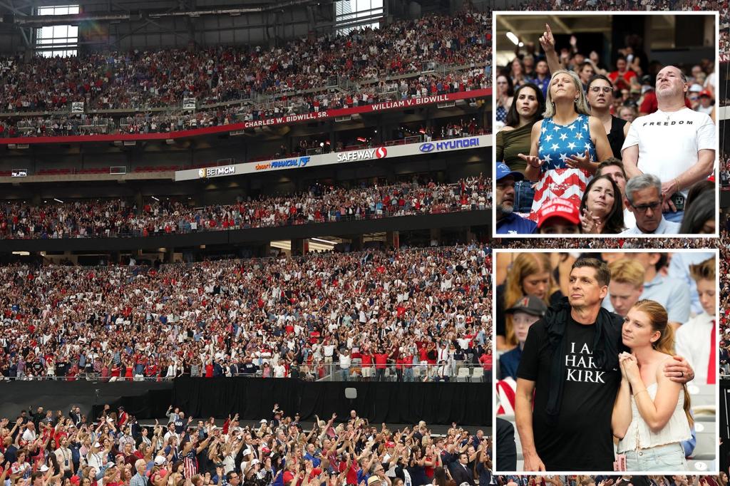 Charlie Kirk funeral hits capacity as 200K people turn out