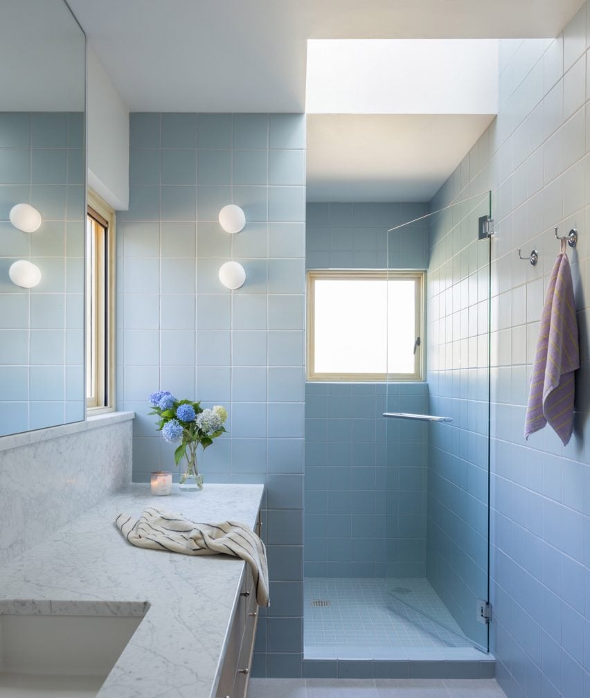 Light blue bathroom