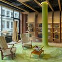 Longchamp Boutique / Heatherwick Studio - Interior Photography, Living Room, Wood, Glass