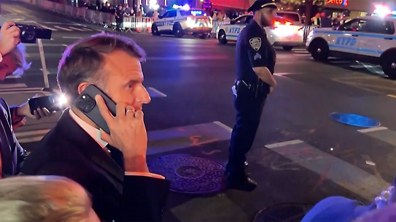 Macron stuck on New York street by Trump motorcade, calls him directly
