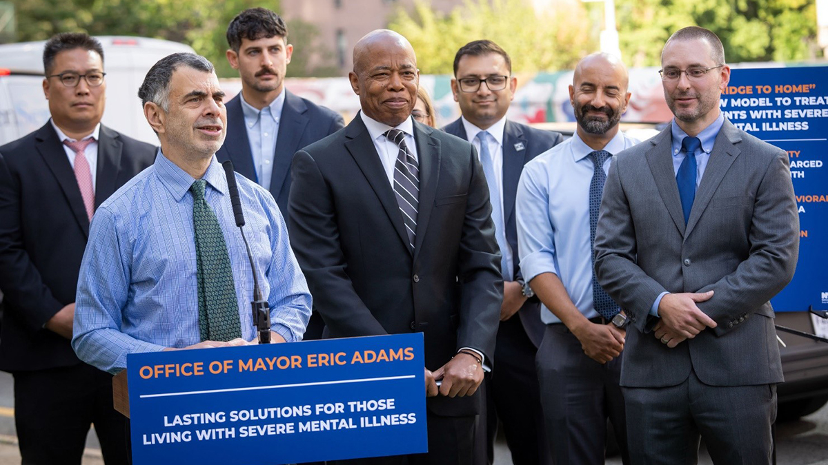 Mayor Adams and NYC Health + Hospitals Celebrate Opening of 'Bridge To Home' Facility