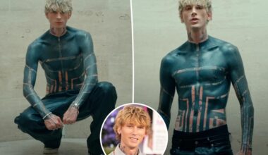 MGK describes the 'worst torture' of 'redesigning' his body with giant blackout tattoo