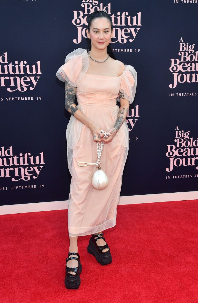 Michelle Zauner of Japanese Breakfast attends the premiere of A Big Bold Beautiful Journey
