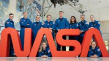 NASA announced its 2025 Astronaut Candidate Class on Sept. 22, 2025. The 10 candidates, pictured here at NASA’s Johnson Space Center in Houston are: U.S. Army CW3 Ben Bailey, U.S. Air Force Maj. Cameron Jones, Katherine Spies, Anna Menon, U.S. Navy Lt. Cmdr. Erin Overcash, U.S. Air Force Maj. Adam Fuhrmann, Dr. Lauren Edgar, Yuri Kubo, Rebecca Lawler, and Dr. Imelda Muller.