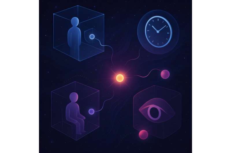 Credit: Université libre de Bruxelles New framework puts forward a general way to describe physics from the perspective of a quantum system