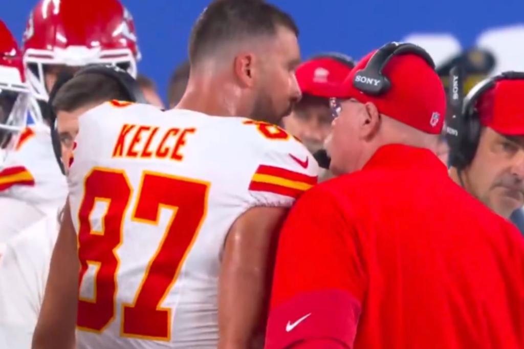 Chiefs' Travis Kelce clears the air on his fiery blowup with Andy Reid