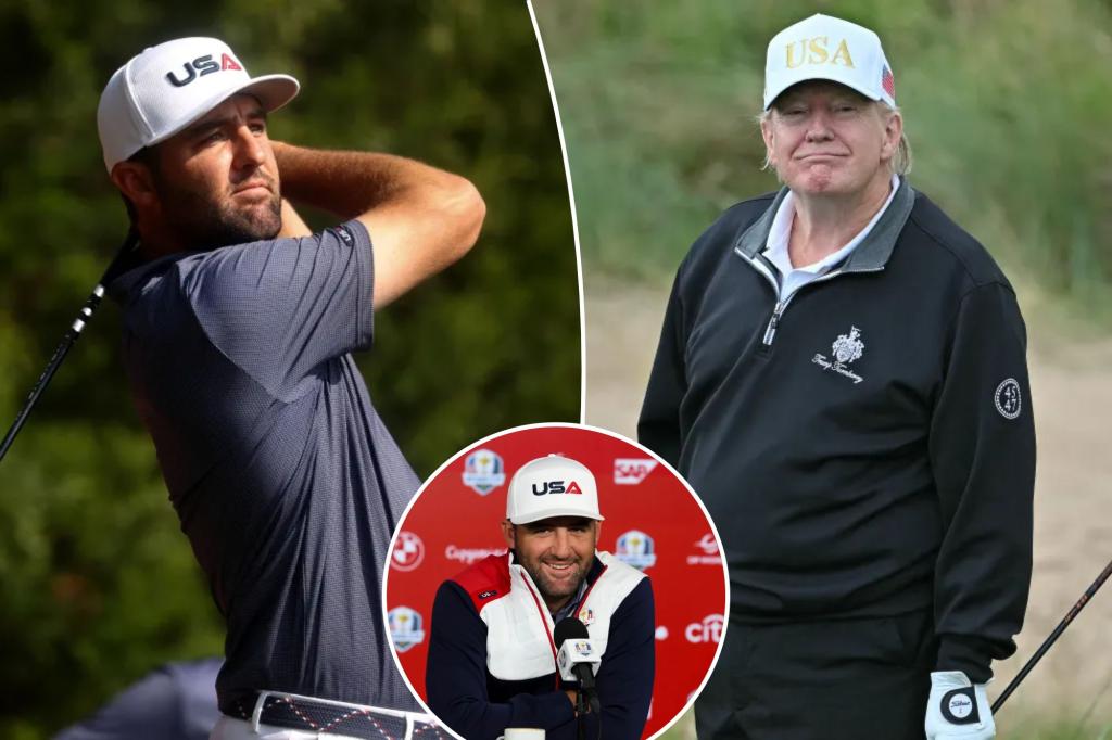 Trump calls, texts Scottie Scheffler after golf star's wins